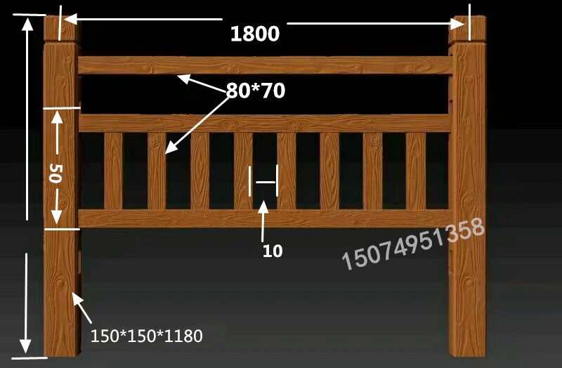 仿木栏杆 (18)